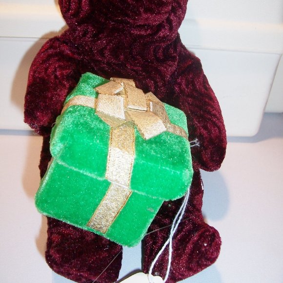 Plush Christmas Gift Box Bear - Picture 2 of 2